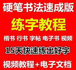 成人新手行书怎么练视频
